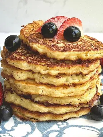 Cottage Cheese Sourdough Discard Pancakes