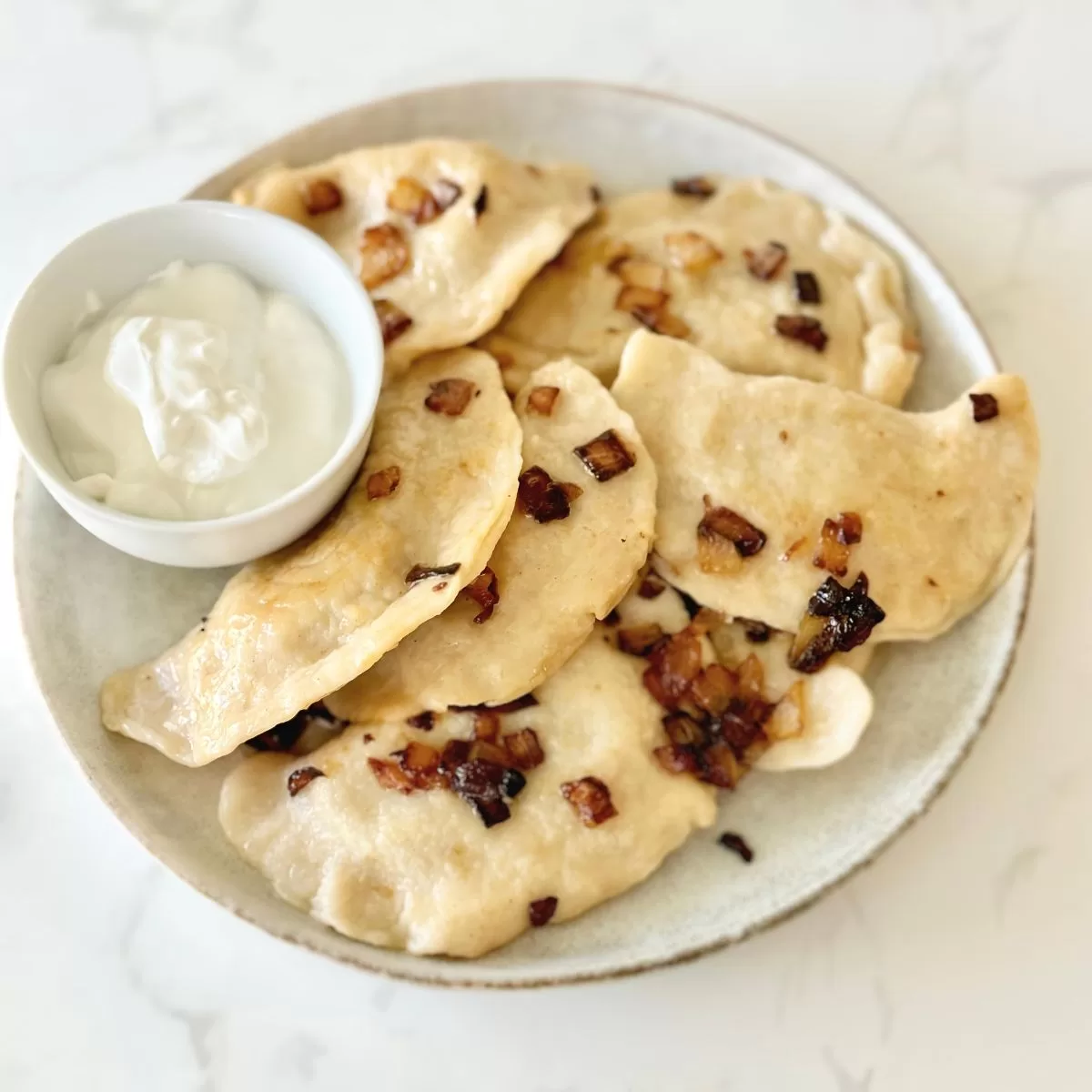 Sourdough Potato Pierogi (Homemade Ukrainian Varenyky)