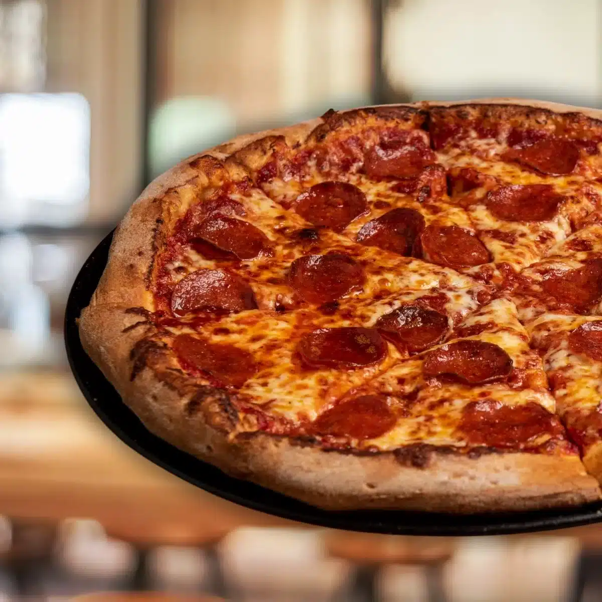 Pepperoni Pizza made with 00 Flour. Ukrainian Roots