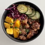 Teriyaki Chicken Poke Bowl